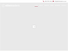 Tablet Screenshot of eliteleaders.co.uk